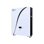 Curve Wall Mounted Solar Battery LiFePO4 Battery in Snow White