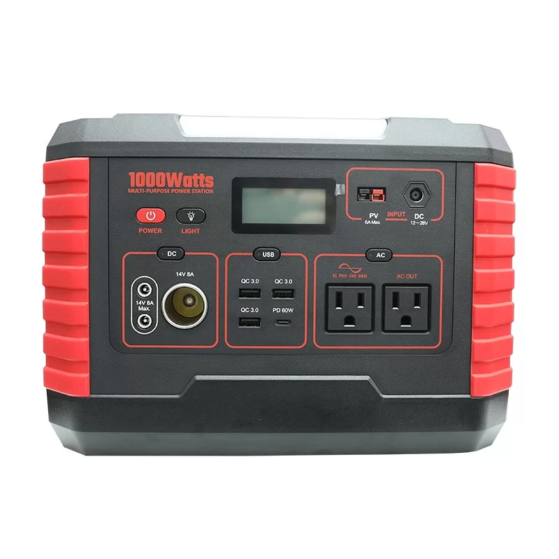 1000W Portable Power Supply Solar Generator