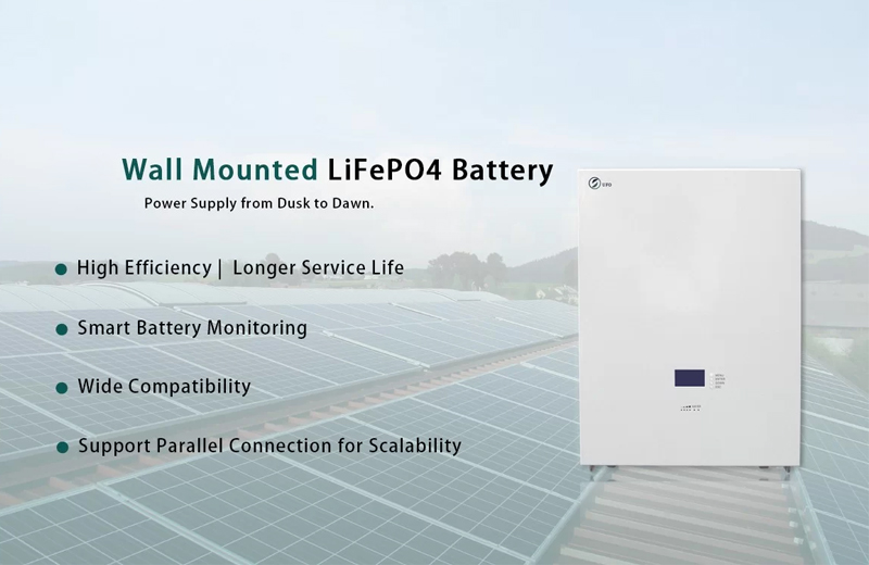 Wall Mounted LifePO4 Battery