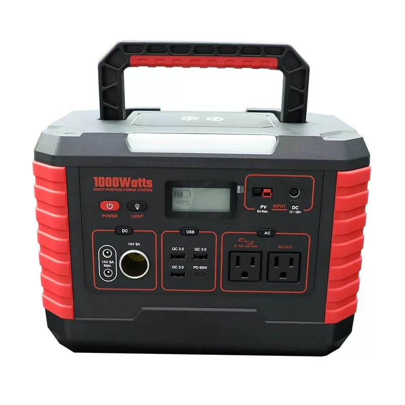 1000W Portable Power Supply Solar Generator