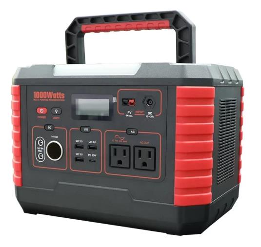 1000W Portable Power Supply Solar Generator