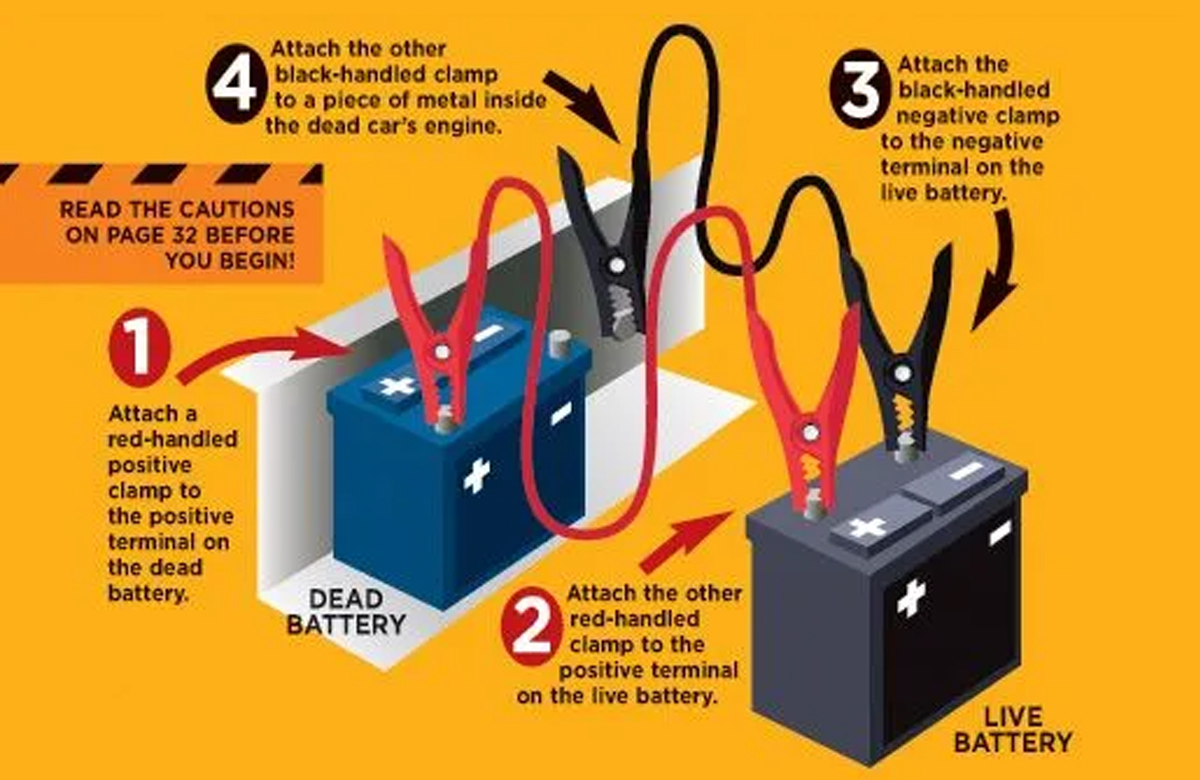 how to jump a battery